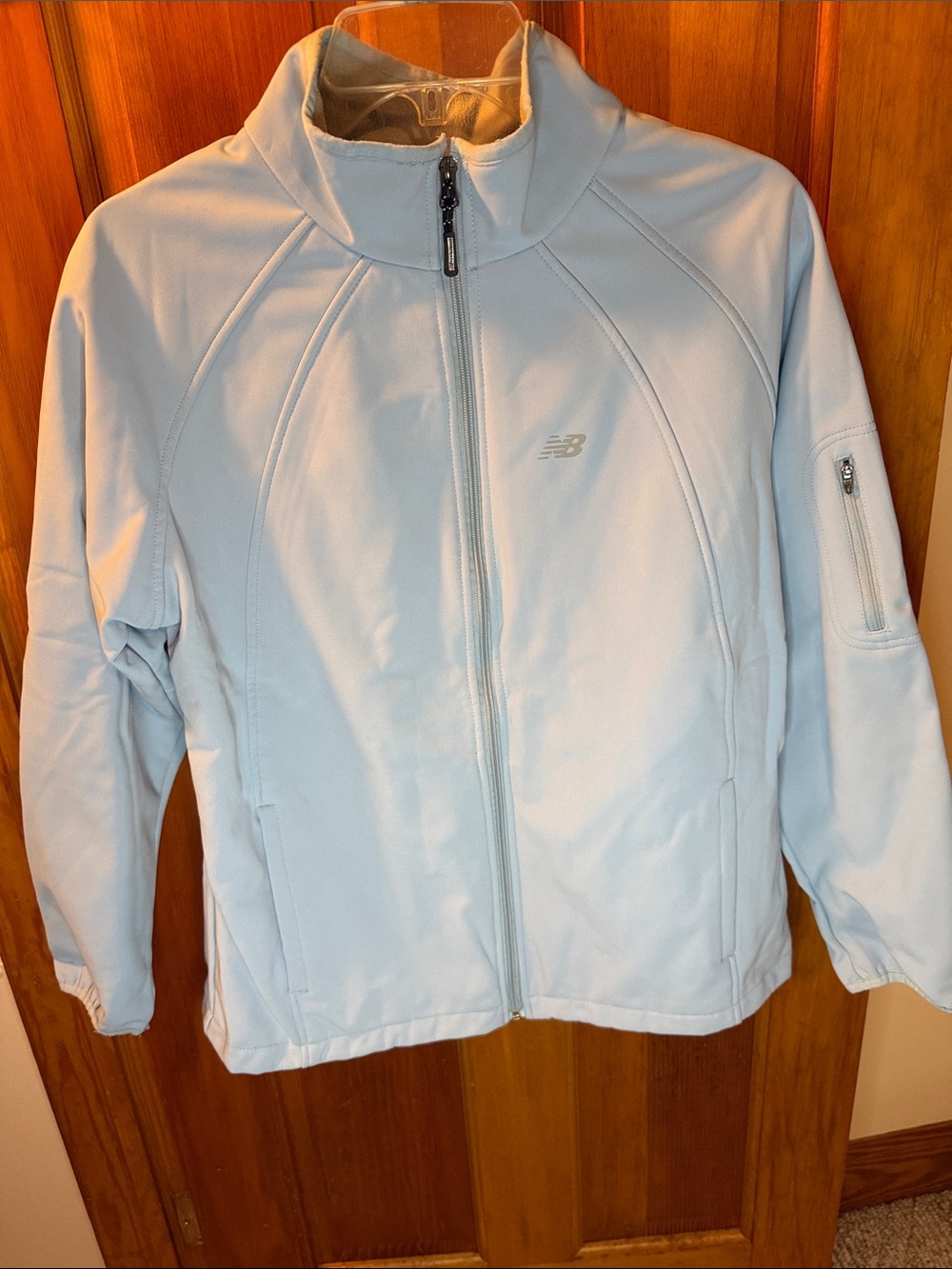 New Balance Light Blue Women’s Full-Zip Bomber Jacket